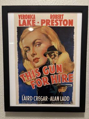 This Gun for Hire (1942) Framed 8.5x11 Inch Art Print